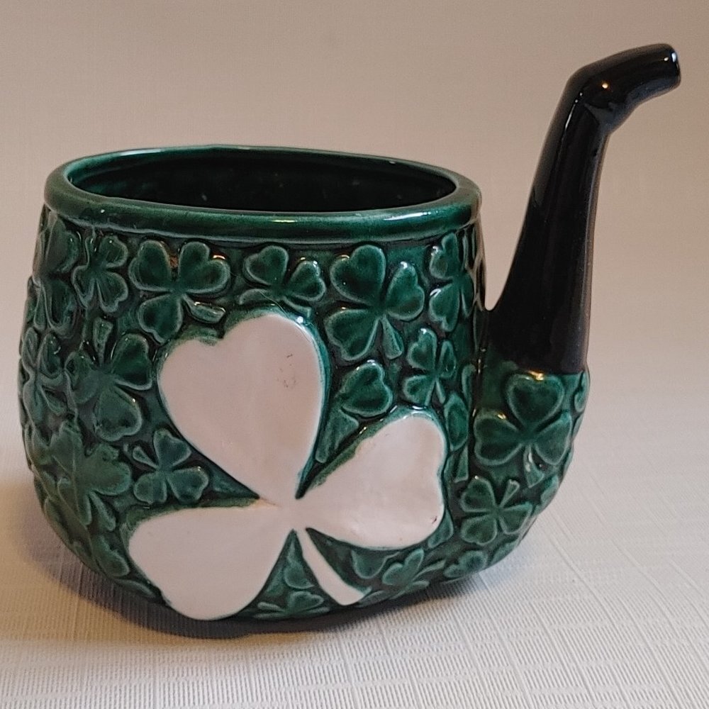 VTG Relpo Figural Tobacco MUG Planter Pencil Holder Unique Curiosity JAPAN